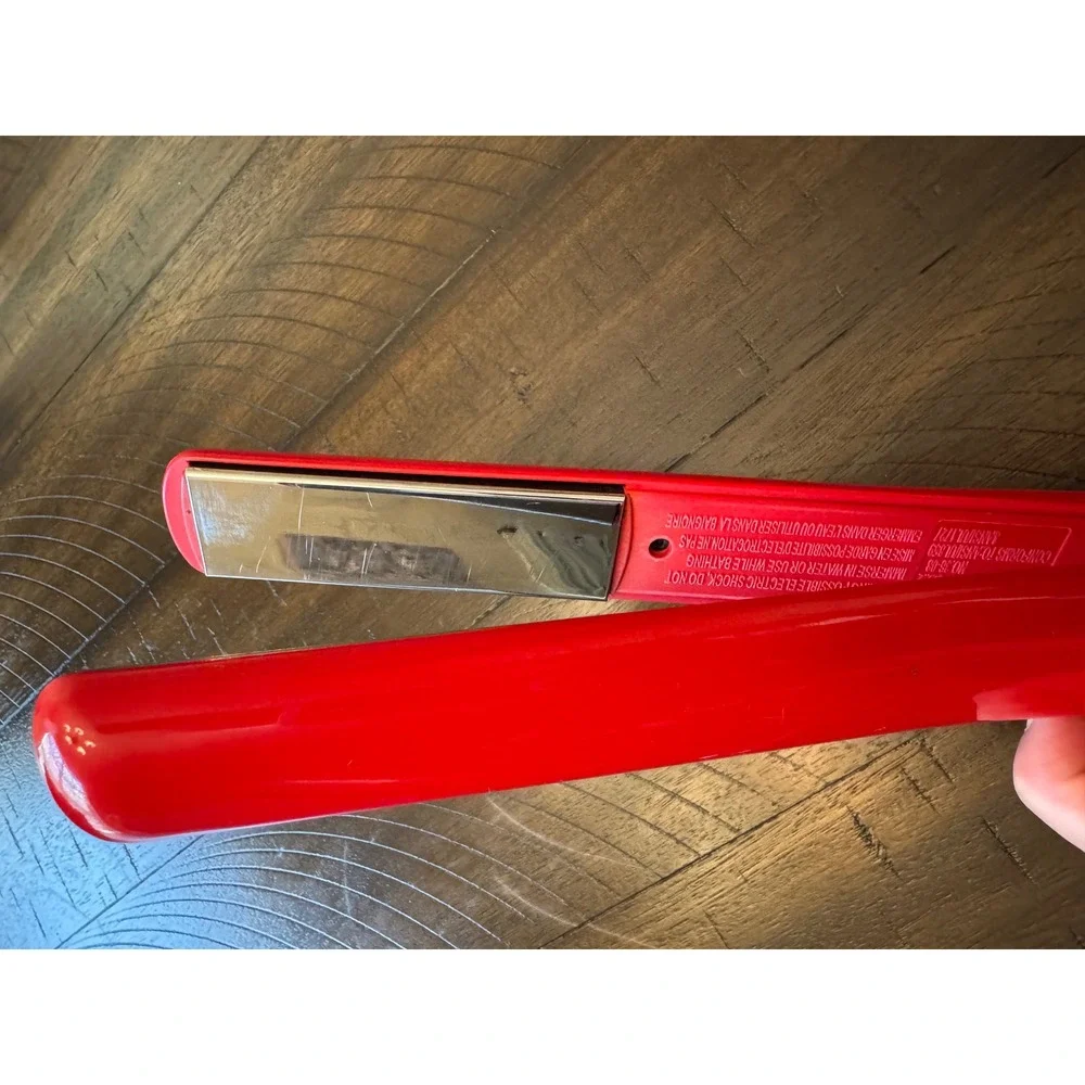 CHI Red Flat‎ Iron Hair Straightener Ceramic Plates 1